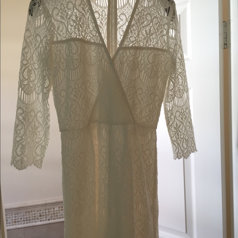 Beautiful lace jumper by The Letter.